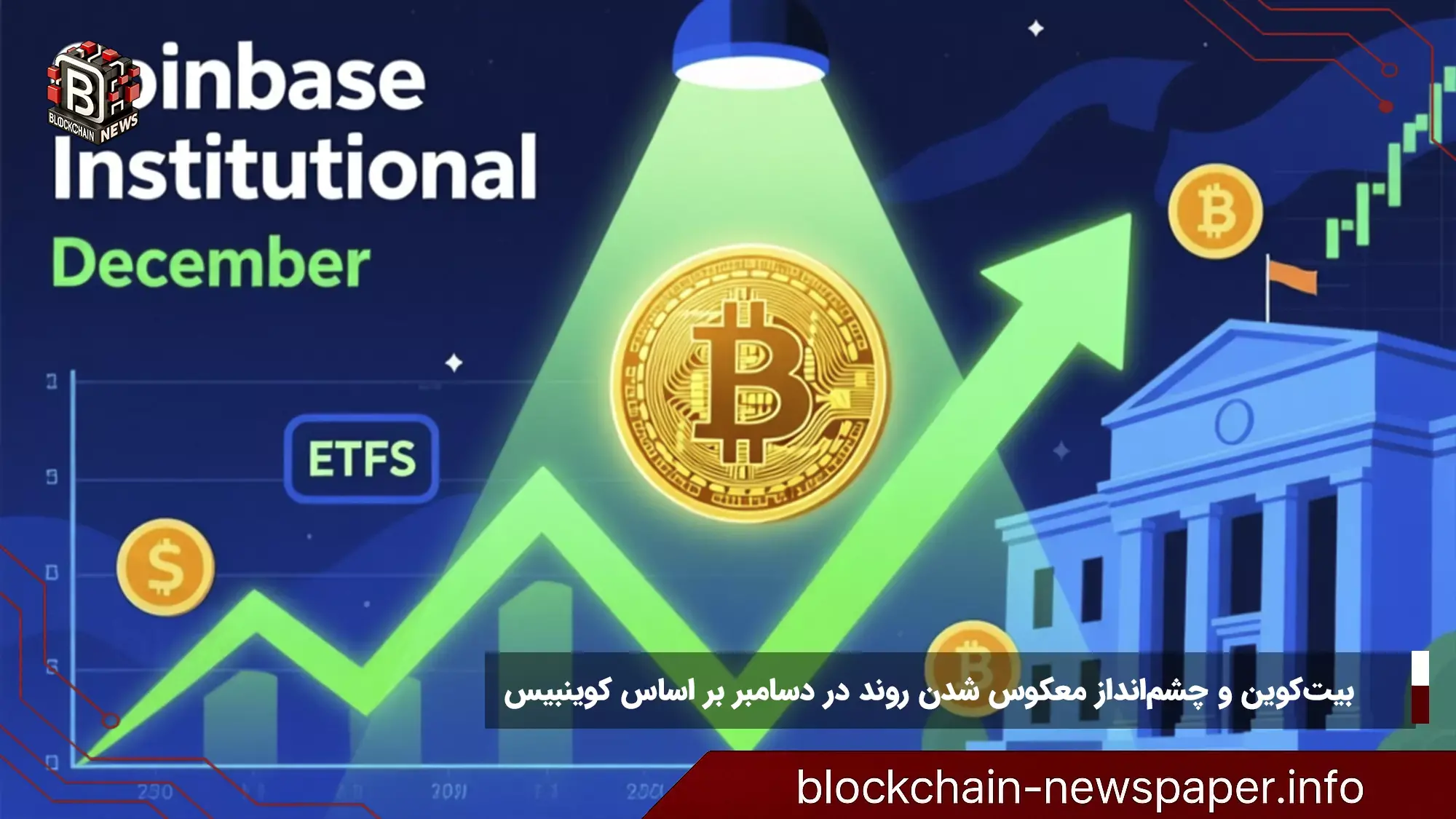 بیت‌کوین و چشم‌انداز معکوس شدن روند در دسامبر بر اساس کوینبیس
