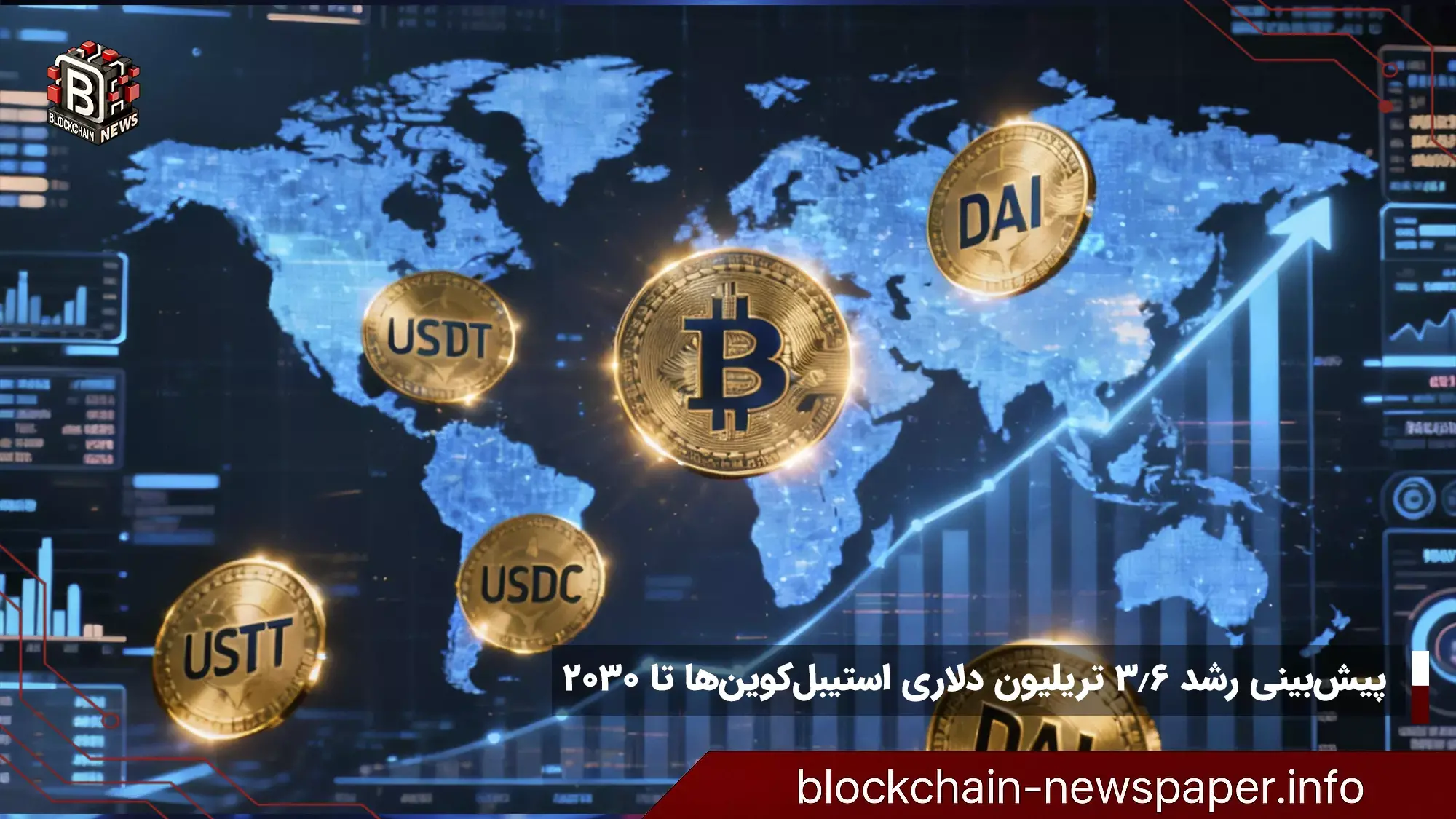پیشبینی رشد ۳.۶ تریلیون دلاری استیبلکوینها تا ۲۰۳۰