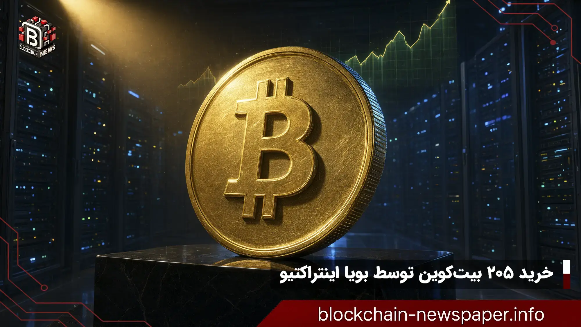 خرید ۲۰۵ بیت‌کوین توسط بویا اینتراکتیو