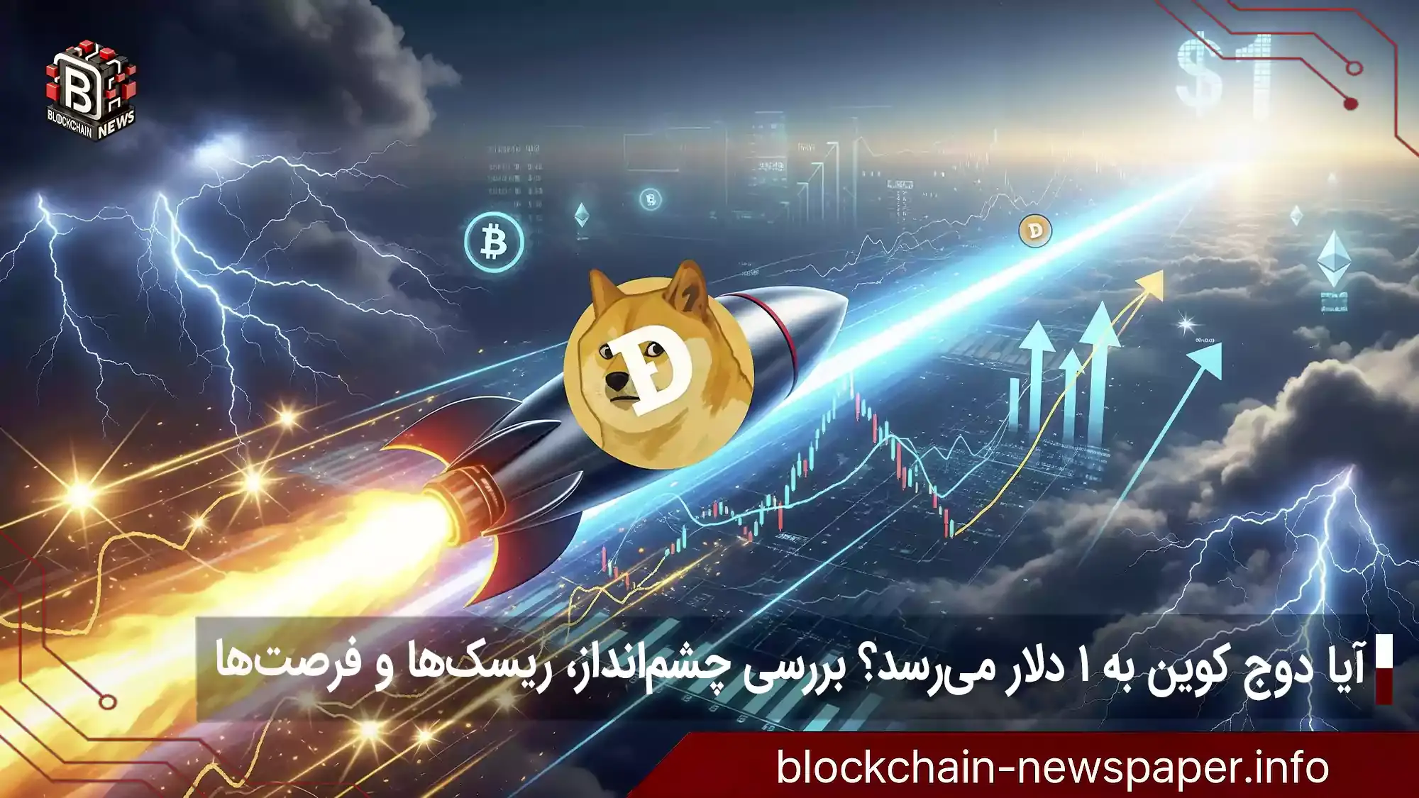 آیا دوج کوین به ۱ دلار می‌رسد؟ بررسی چشم‌انداز، ریسک‌ها و فرصت‌ها