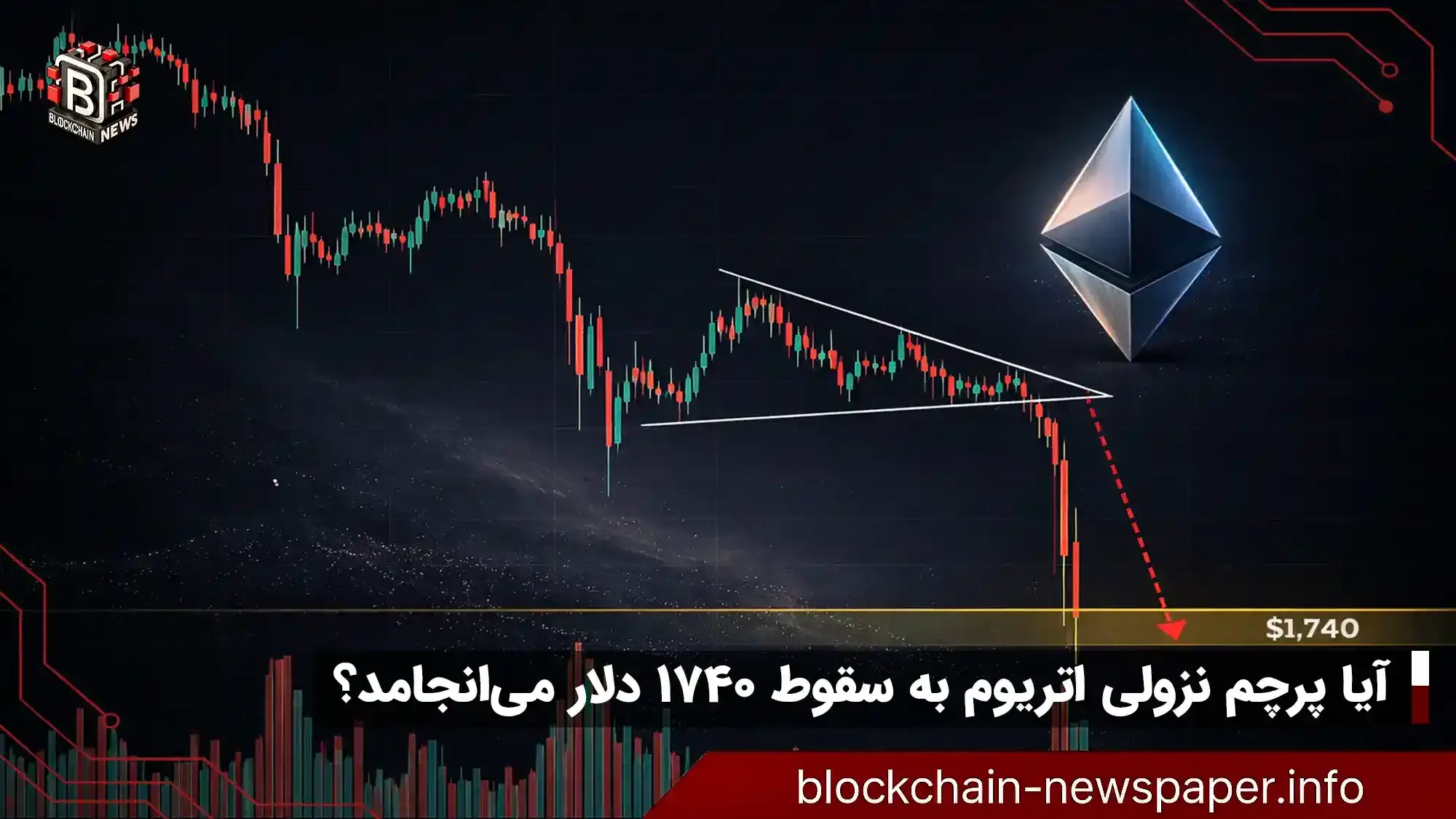 آیا الگوی پرچم نزولی اتریوم شکست می‌خورد؟