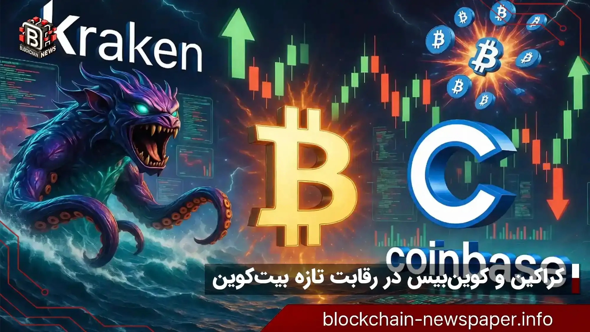 رقابت کراکین و کوین‌بیس برای معاملات آتی دائمی بیت‌کوین
