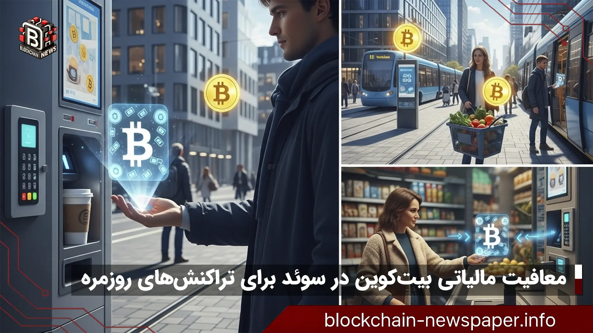 معافیت مالیاتی بیت‌کوین در سوئد برای تراکنش‌های روزمره