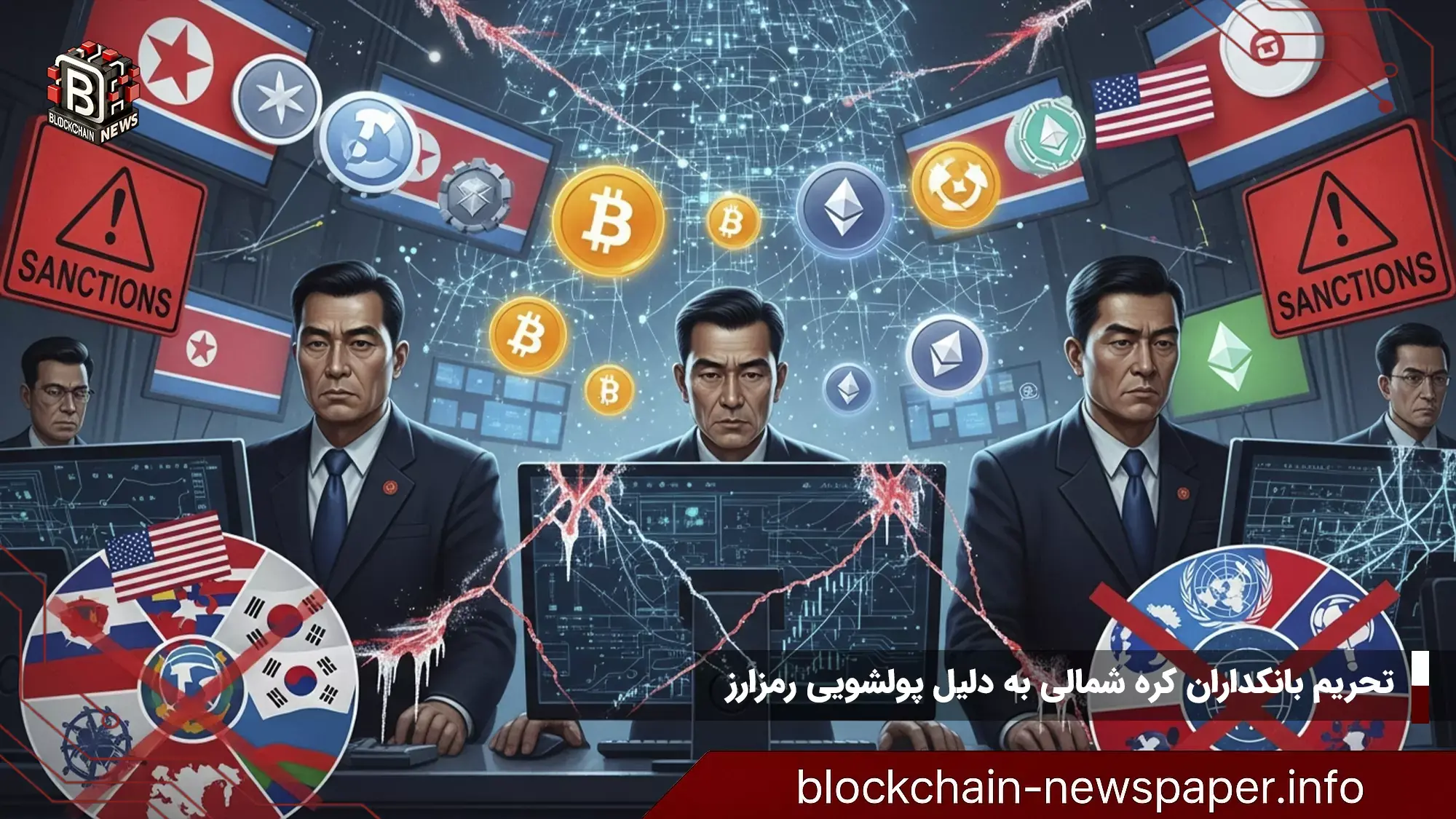 تحریم بانکداران کره شمالی به دلیل پولشویی رمزارز